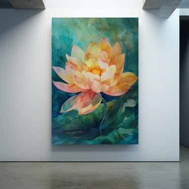Orange Flower Painting